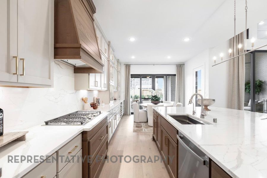 Furnished interior view inside a new home in Jordan Ranch: 65ft. lots, Fulshear (Image 11).