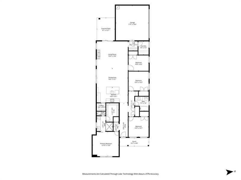 2D floor plan layout of this home in , West Tawakoni, TX (Image 5).