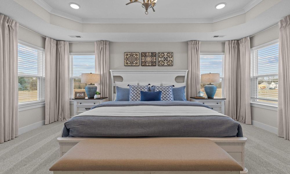 Representative furnished interior of a home built from the The Mangrove by Chesapeake Homes in Coastal Club of the Carolinas, Calabash (Image 29).