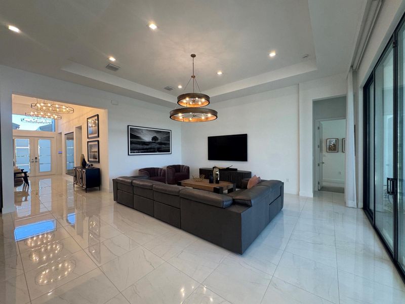 Furnished interior view inside a new home in , Palm Beach Gardens (Image 9).