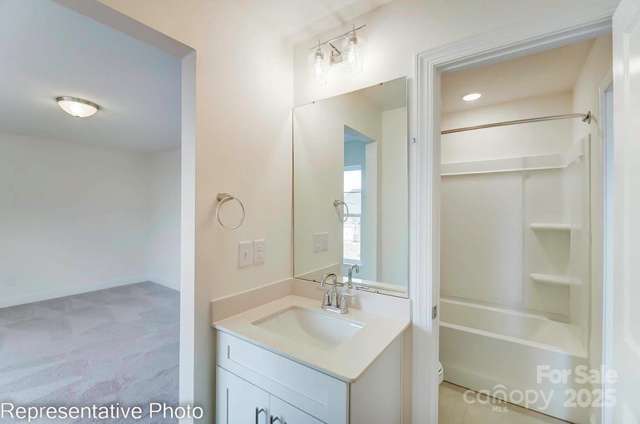 Furnished interior view inside a new home in Carrington, Stanley (Image 8).