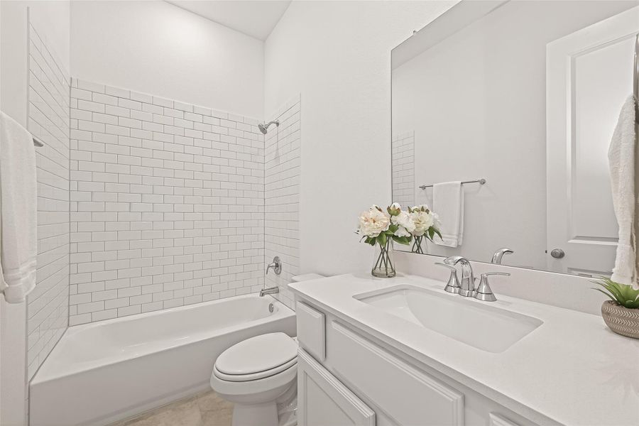 Furnished interior view inside a new home in , Katy (Image 16).