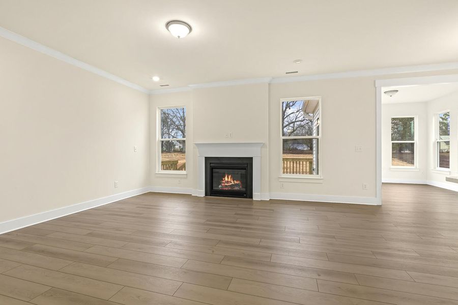 Spacious, unfurnished interior of a new home in Browning Mill, Wendell (Image 27).