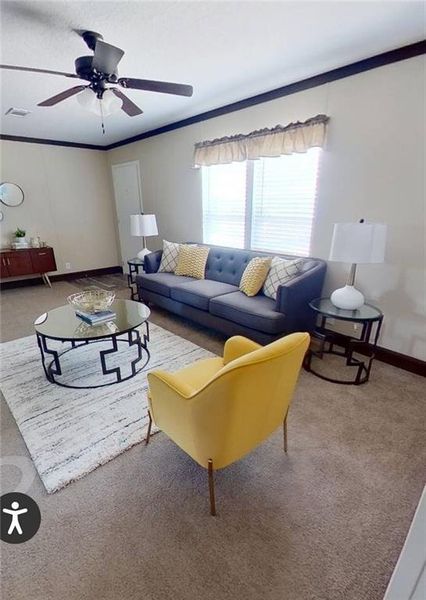 Furnished interior view inside a new home in , Griffin (Image 3).