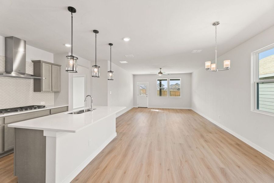 Representative unfurnished interior of a home built from the Hondo by Hakes Brothers in Veranda, San Antonio (Image 16). Representative unfurnished interior of a home built from the Hondo by Hakes Brothers in Veranda, San Antonio (Image 16).