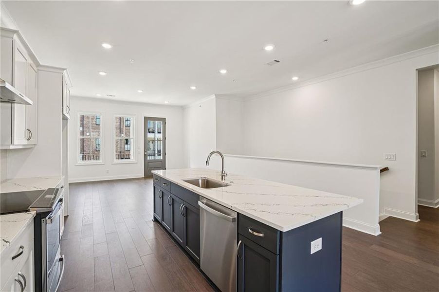 Furnished interior view inside a new home in Waterside Condos, Peachtree Corners (Image 8).
