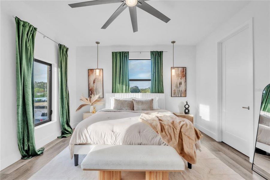 Furnished interior view inside a new home in , Pinellas Park (Image 39).