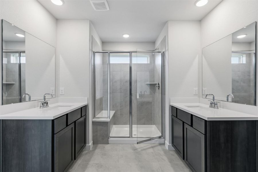 Furnished interior view inside a new home in Colony at Pinehurst, Pinehurst (Image 9).