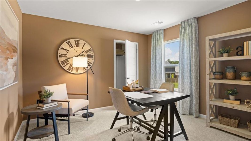 Furnished interior view inside a new home in Bridle Creek, Locust Grove (Image 11).