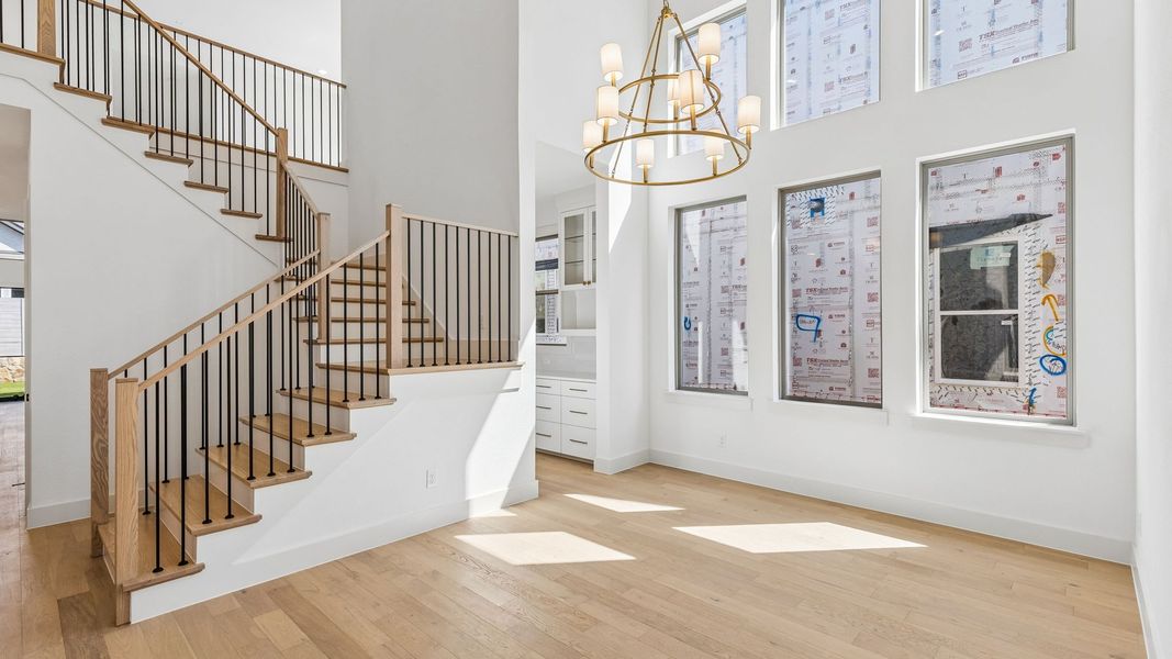 Spacious, unfurnished interior of a new home in Painted Tree 50' Series, McKinney (Image 16). Spacious, unfurnished interior of a new home in Painted Tree 50' Series, McKinney (Image 16).