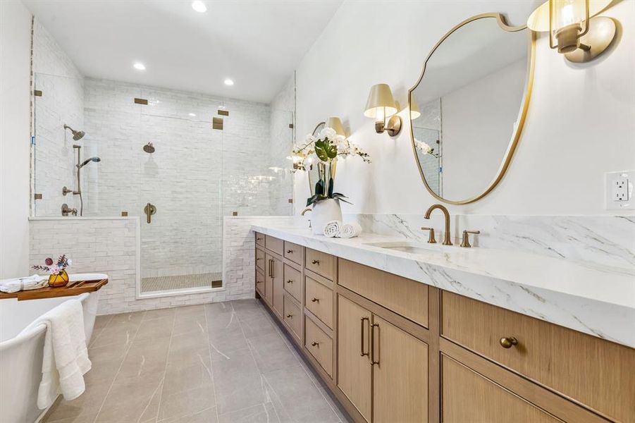 Furnished interior view inside a new home in , Dallas (Image 15).