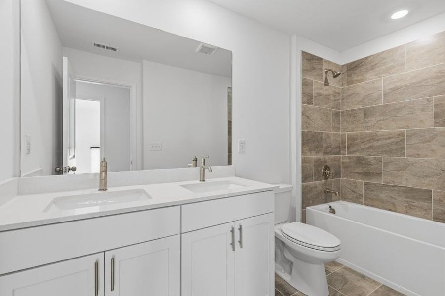 Furnished interior view inside a new home in Wellington Estates, Madison (Image 5). Furnished interior view inside a new home in Wellington Estates, Madison (Image 5).