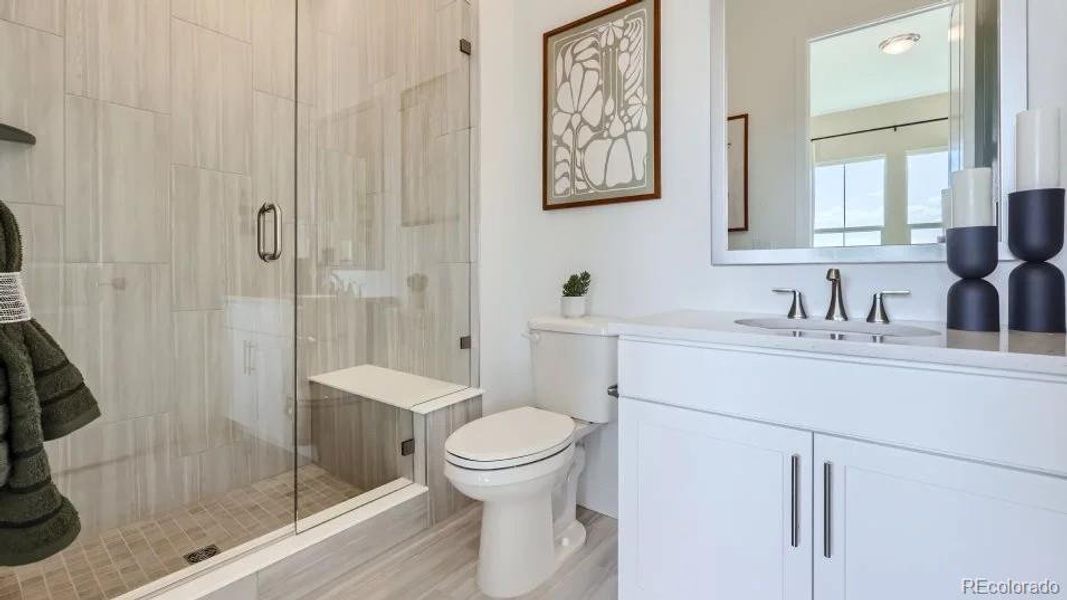 Furnished interior view inside a new home in Macanta: The Legends Collection, Castle Rock (Image 16).