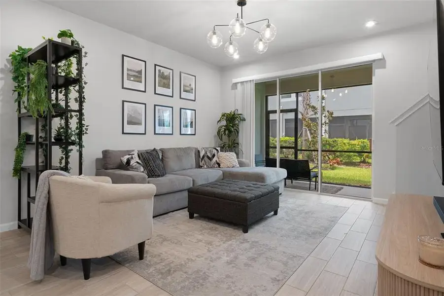 Furnished interior view inside a new home in , Wesley Chapel (Image 20).