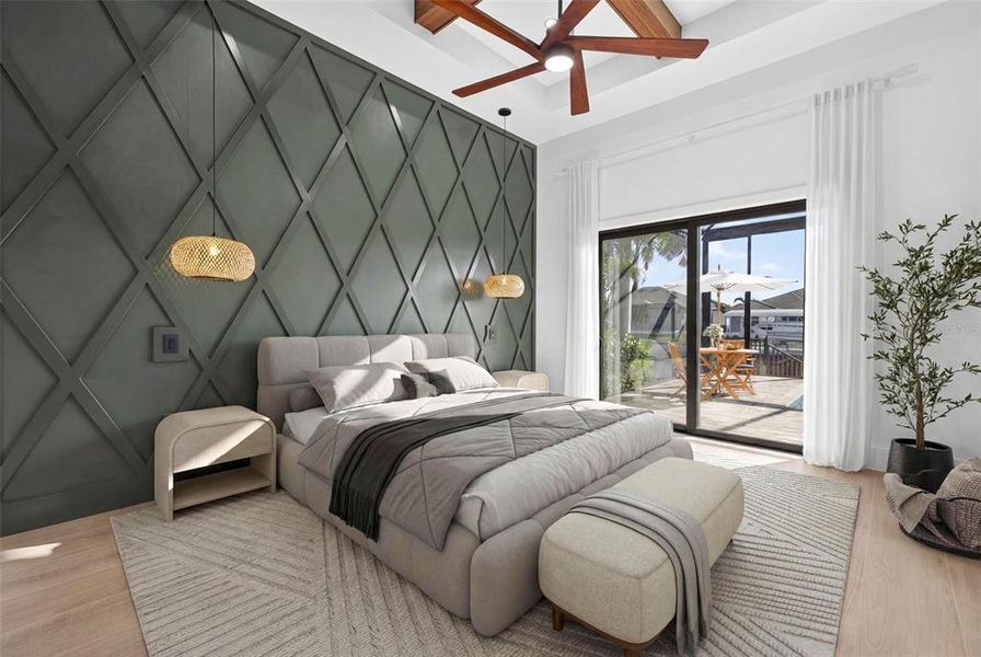 Furnished interior view inside a new home in , Cape Coral (Image 4). Furnished interior view inside a new home in , Cape Coral (Image 4).