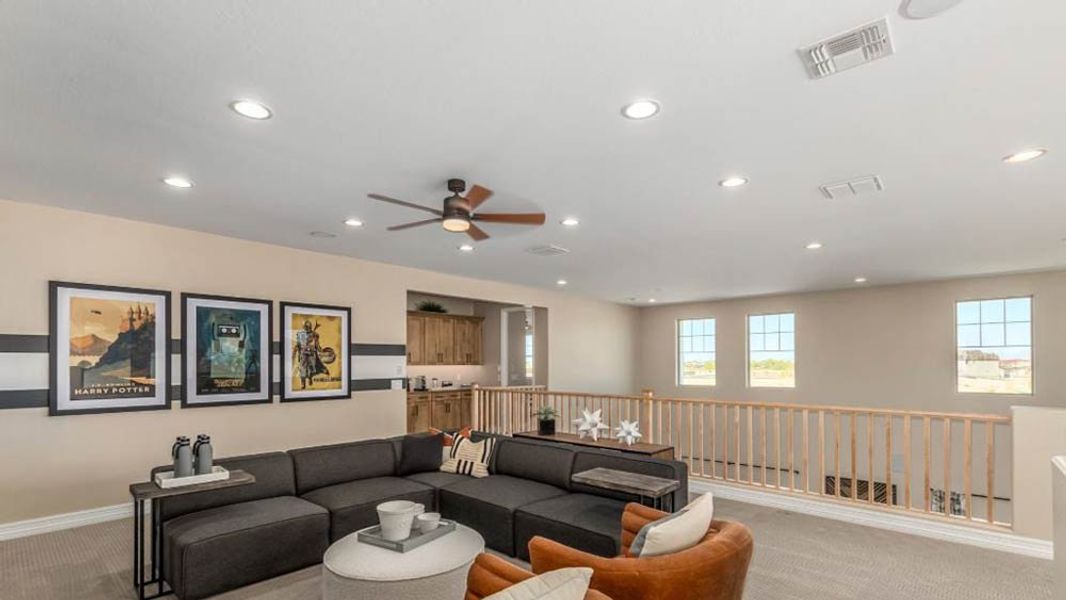 Representative furnished interior of a home built from the Windsor by Taylor Morrison in Legado Landmark Collection, Queen Creek (Image 60).