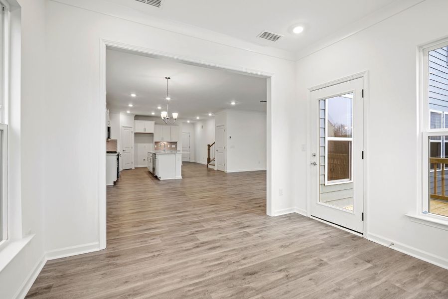 Spacious, unfurnished interior of a new home in Bryton, Huntersville (Image 56).