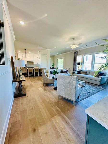 Furnished interior view inside a new home in , Cumming (Image 3).