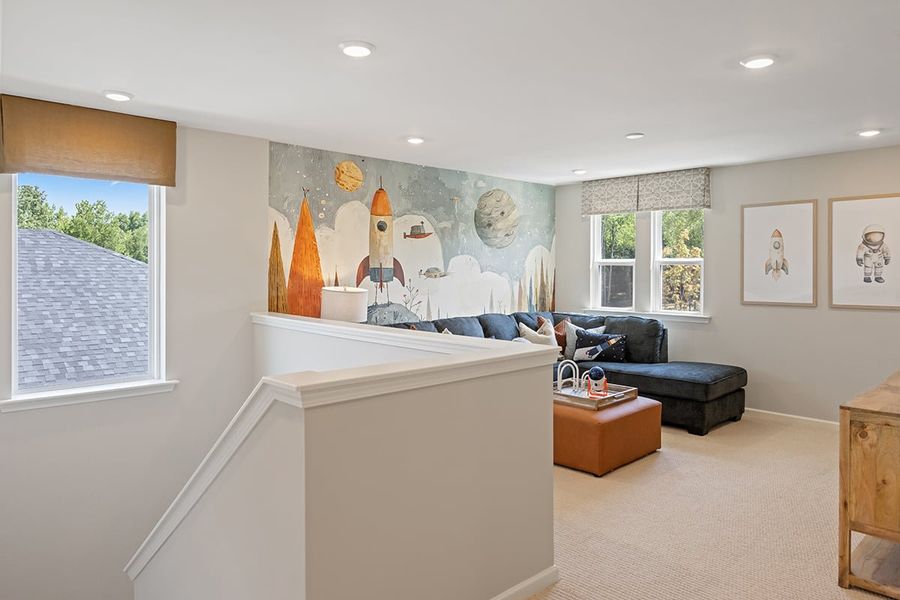 Representative furnished interior of a home built from the 2338 Modeled by KB Home in Cottages at Clovis Point, Kings Mountain (Image 10).