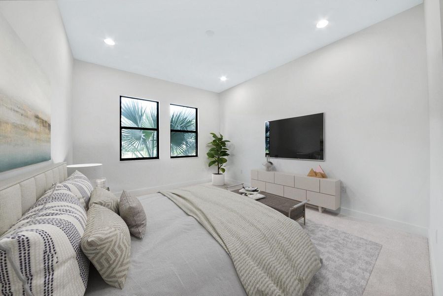 Furnished interior view inside a new home in , Boca Raton (Image 28).