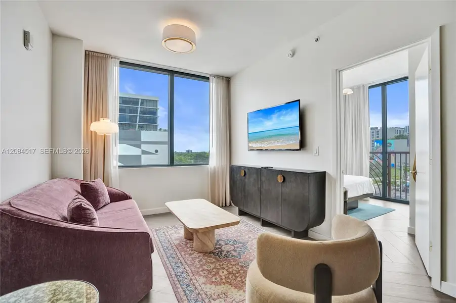 Furnished interior view inside a new home in , Miami (Image 4).