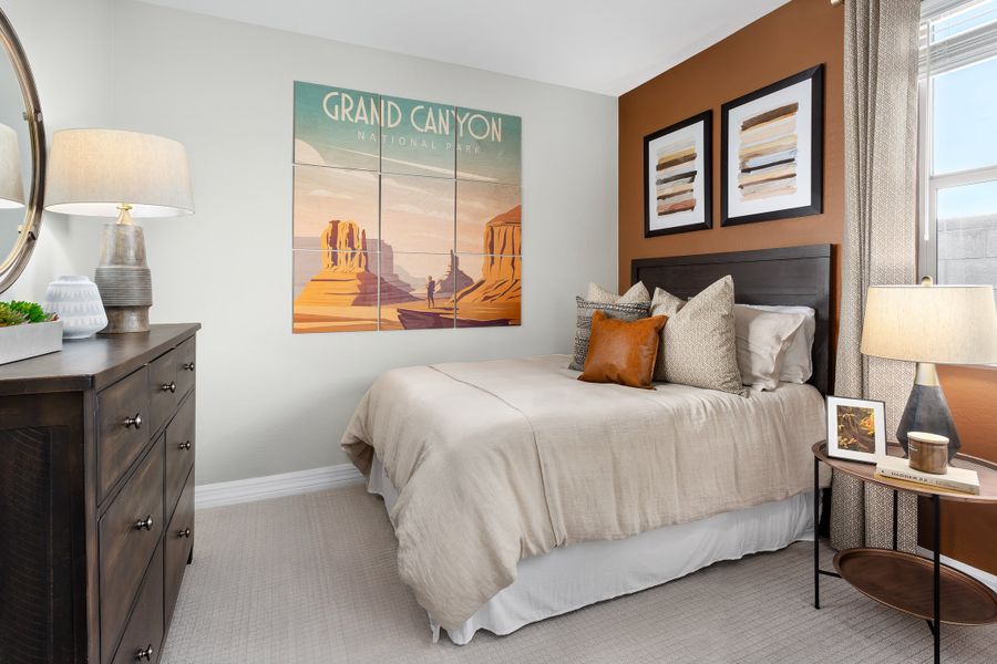 Representative furnished interior of a home built from the Pinehurst by Beazer Homes in Acacia Foothills at Estrella: Acacia Foothills II, Goodyear (Image 18).