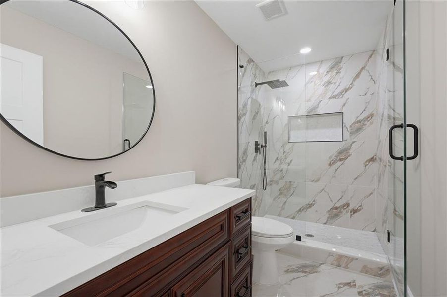 Furnished interior view inside a new home in , Stone Mountain (Image 7).