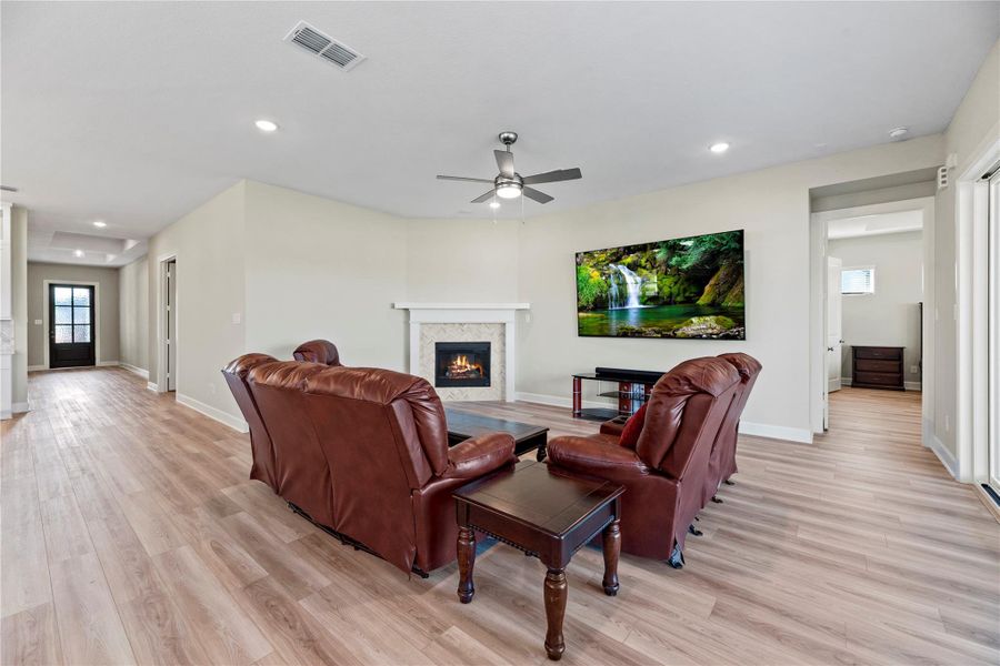 Furnished interior view inside a new home in , Katy (Image 43).