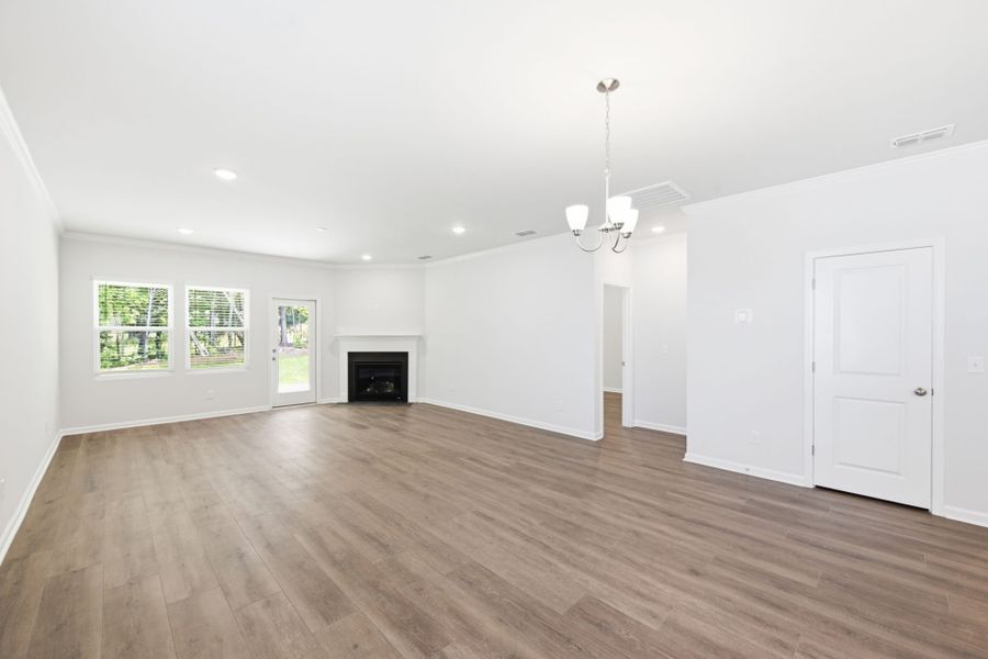 Spacious, unfurnished interior of a new home in Carriage Estates, Lexington (Image 29). Spacious, unfurnished interior of a new home in Carriage Estates, Lexington (Image 29).
