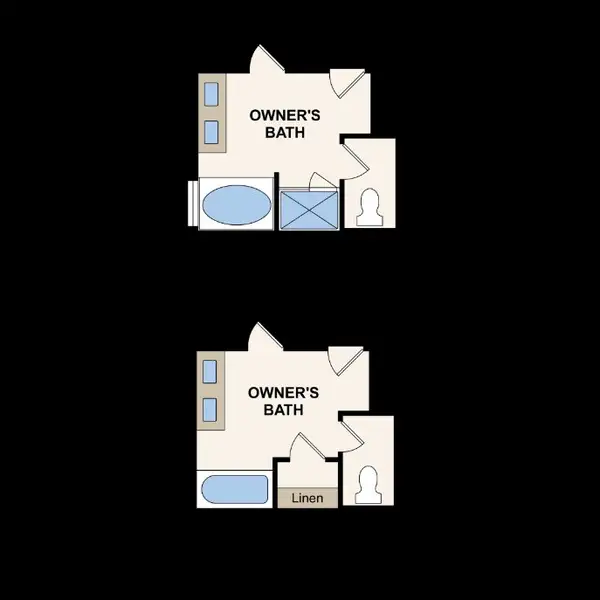 2D floor plan layout for the Norman by Century Communities in Crosswinds, Niederwald, TX (Image 3).