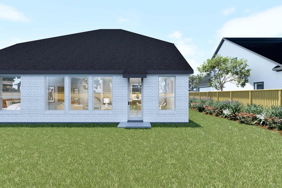 Representative exterior details of a home built from the The Hyacinth by David Weekley Homes in Creekshaw – Classic, Royse City (Image 3).