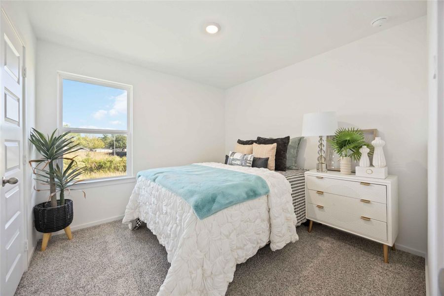 Furnished interior view inside a new home in Mansfield Estates, Houston (Image 25).