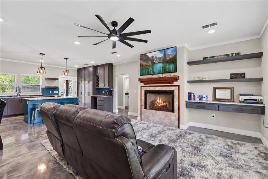 Furnished interior view inside a new home in , Athens (Image 6).