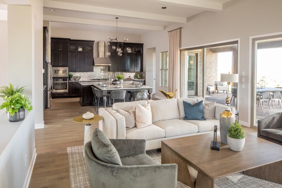 Furnished interior view inside a new home in Elegance at Eastmark, Mesa (Image 39).