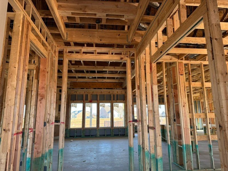 In-progress construction of a new home in Rocky Top, Krum, TX (Image 7).