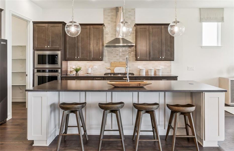 Spacious kitchen *actual home pictured, furniture not included Spacious kitchen *actual home pictured, furniture not included