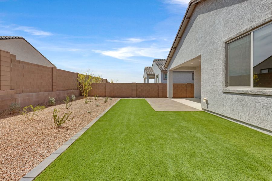 Exterior details and patio area of a home in Oasis At Rocking K, Vail (Image 11).