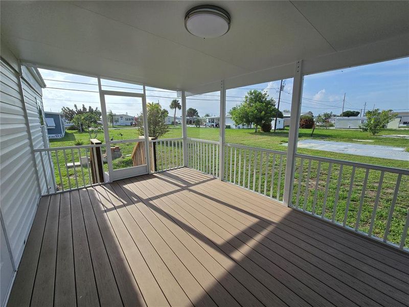Exterior details and patio area of a home in , Englewood (Image 23).