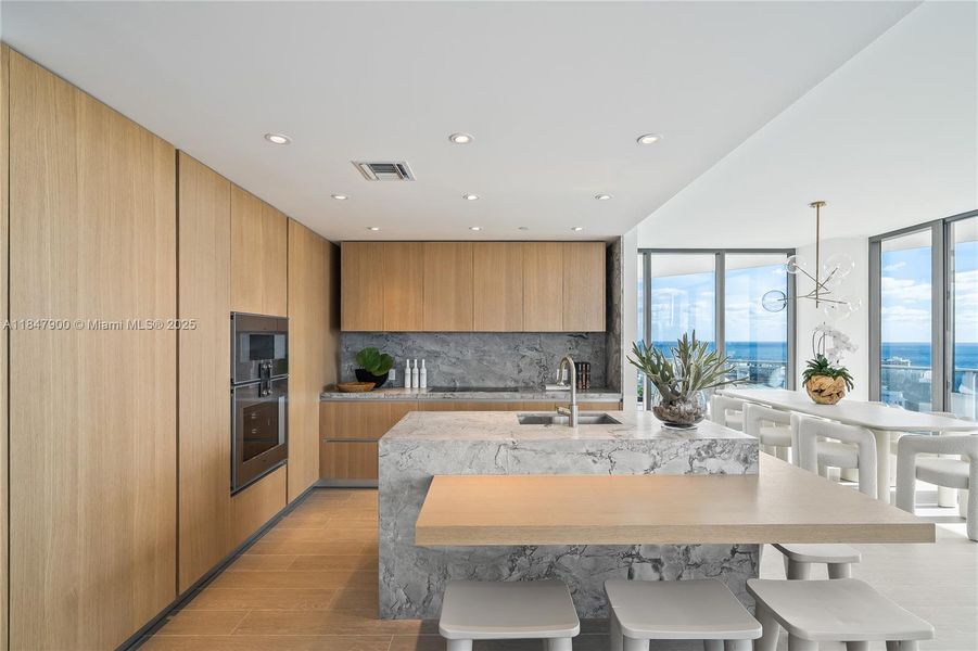 Furnished interior view inside a new home in , Miami Beach (Image 22). Furnished interior view inside a new home in , Miami Beach (Image 22).