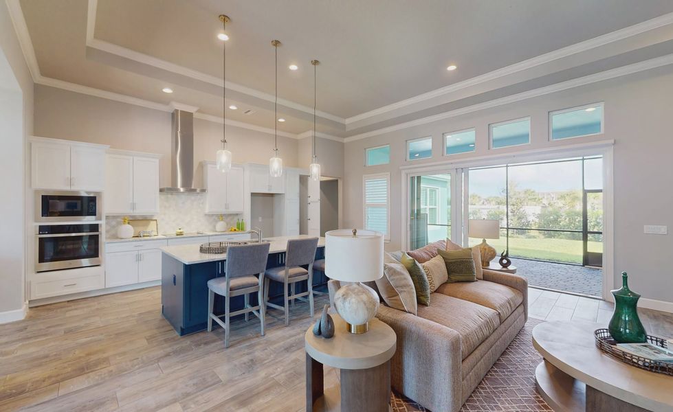 Furnished interior view inside a new home in Verona Oceanside, Ormond Beach (Image 13).