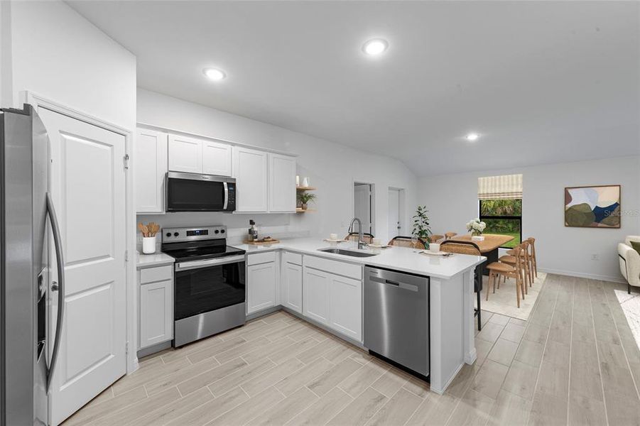 Furnished interior view inside a new home in , Port Charlotte (Image 15).