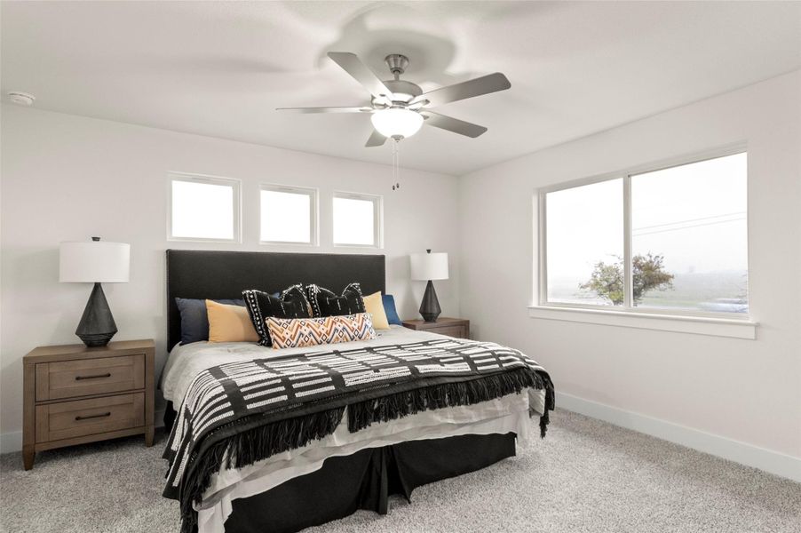 Furnished interior view inside a new home in Saddle Creek Twinhomes, Georgetown (Image 12).