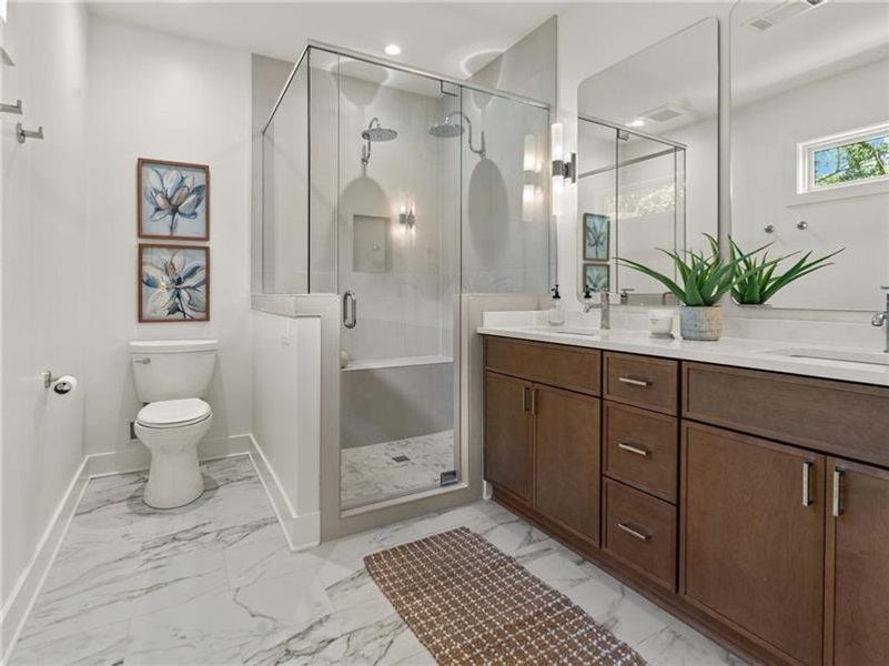 Furnished interior view inside a new home in , Atlanta (Image 14). Furnished interior view inside a new home in , Atlanta (Image 14).