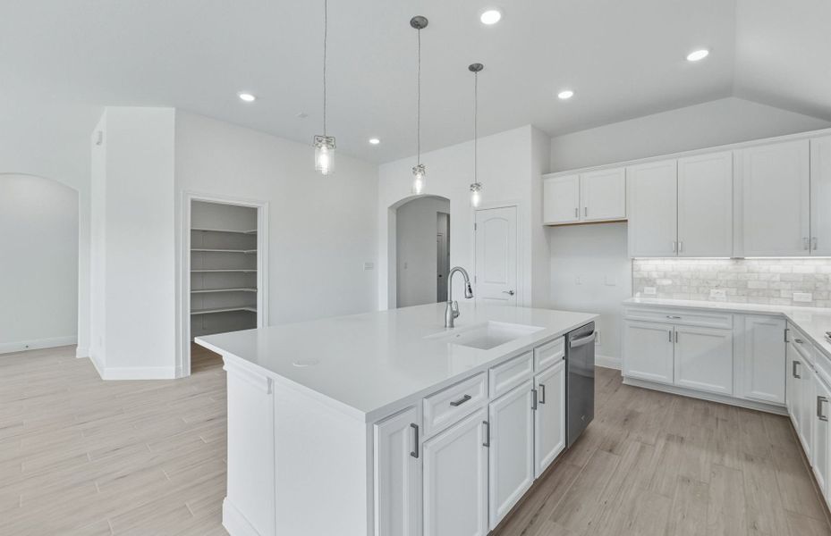 Furnished interior view inside a new home in Saddleback at Santa Rita Ranch, Liberty Hill (Image 14).
