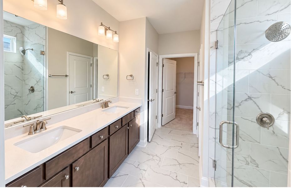 Furnished interior view inside a new home in Del Webb Wilmington at Mallory Creek, Leland (Image 10).