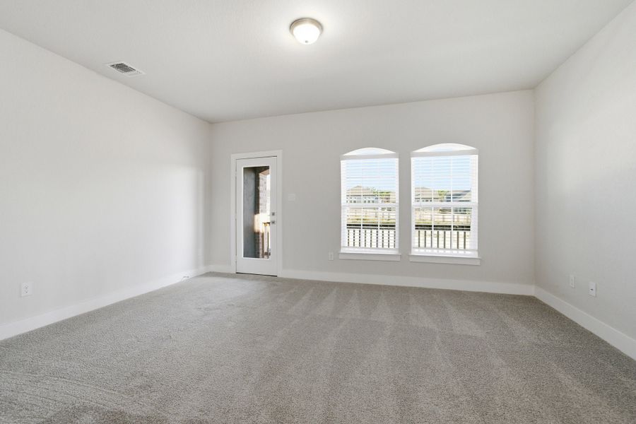 Spacious, unfurnished interior of a new home in The Woodlands at Medina Hills, Mico (Image 32). Spacious, unfurnished interior of a new home in The Woodlands at Medina Hills, Mico (Image 32).