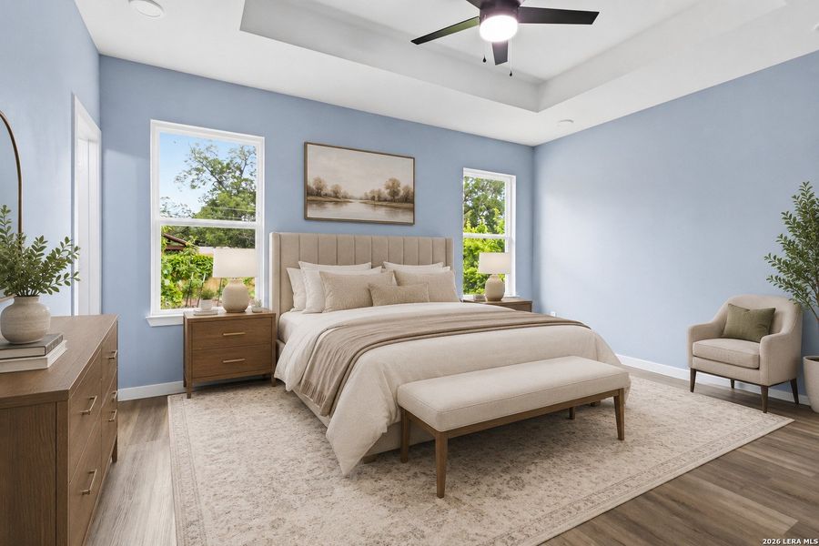Furnished interior view inside a new home in , San Antonio (Image 8).