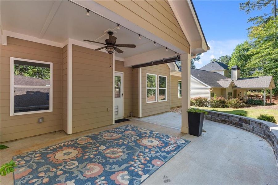 Exterior details and patio area of a home in , Villa Rica (Image 31).