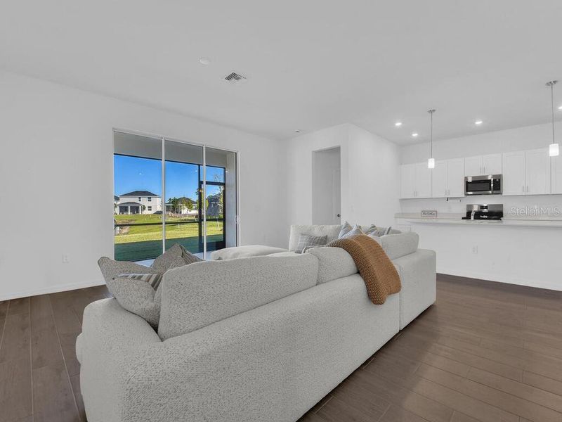 Furnished interior view inside a new home in Willow, Punta Gorda (Image 7).
