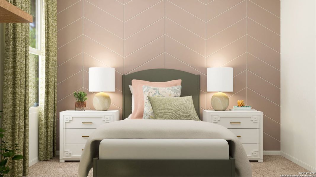 Furnished interior view inside a new home in Ruby Crossing, San Antonio (Image 12).